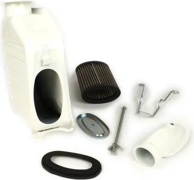 Immagine prodotto di Scatola filtro aria BGM bianco per Lambretta LI, TV, SX, DL, GP