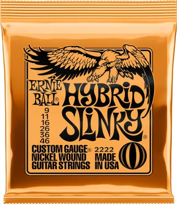 Image de Ernie Ball 2222 Slinky Nickel - Hybride (009-046)