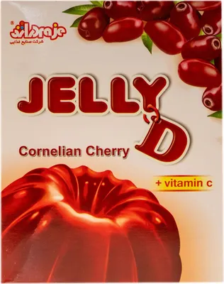 Produktbild von Jelly-D Wackelpudding Kornelkirsche 100g