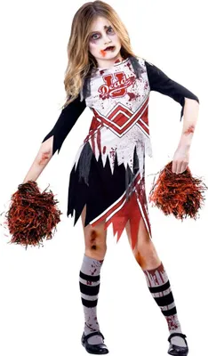 Produktbild von Zombie-Cheerleader-Kostüm für 5–6 Jahre
