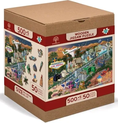 Obrázek produktu pro Wooden City Puzzle Las Vegas 505 dílků, dřevěné