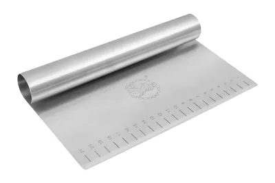 Produktbild von Sallys Edelstahl Teigkarte - groß