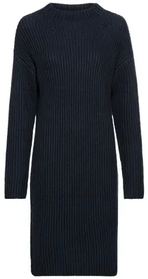 Produktbild von camel active Damen Strickkleid mit Stehkragen Dunkelblau, Womenswear-XL