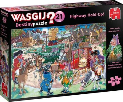 Image de Jumbo Spiele 19180 - Wasgij Destiny 21 - Attaque sur l'autoroute ! - puzzle de 1000 pièces