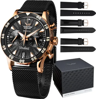 Produktbild von Vostok Europe Damenuhr VK64-515B568B1 schwarz