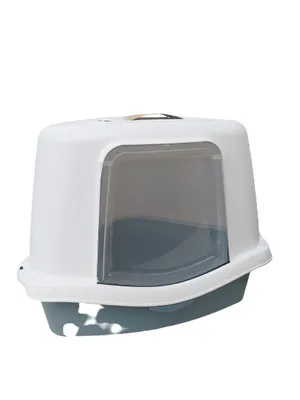 Image de STEFANPLAST Plateau d'angle SPRINT CORNER PLUS, blanc-bleu, 40x56x40cm