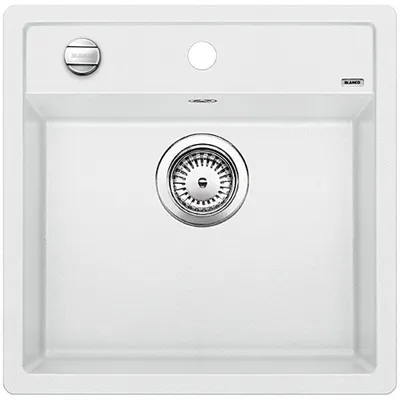 Produktbild von BLANCO DALAGO 5-F flächenbündige Spüle / SILGRANIT / Weiß / Excenter