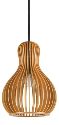 Obrázok produktu pre Závesné svietidlo Industrial-Minimal Citrus-3 Wood Brown 1 Light E27