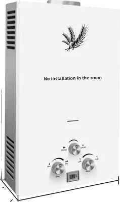 Immagine prodotto di Scaldabagno, riscaldamento istantaneo, controllo efficiente della temperatura, 24KW 12L