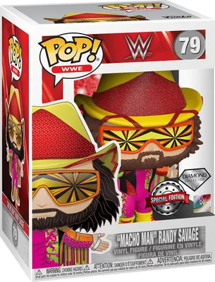 Produktbild von WWE - Macho Man Randy Savage 79 Diamond Special Edition - Funko Pop! - Vinyl Figur