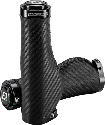 Produktbild von Ergonomische Fahrradgriffe – Schraubgriffe – Rutschfest – Schwarz