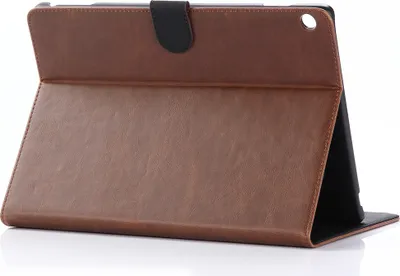 Produktbild von Schutzhülle für Huawei MediaPad T3 10 9.6" Smart Cover Kunstleder Hülle schlank BRAUN mit Standfunktion