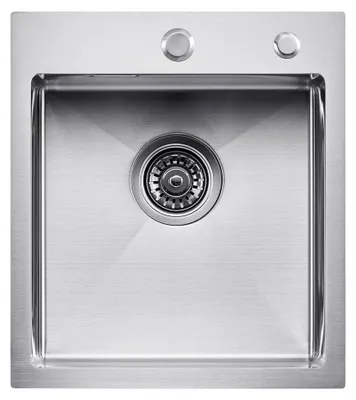 Produktbild von 40cm Kitchen Sink Top Mount Single Bowl Drop-In Basin Stainless Steel Bar