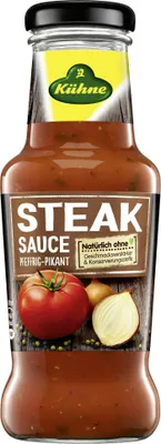 Produktbild von Kühne Steak Sauce pfeffrig pikant und natürlich lecker 250ml