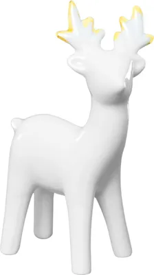 Produktbild von Dekoration MagicHome Weihnachten, Hirsch, 8.8 x 4.7 x 13.5 cm 2 Stück
