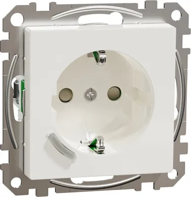 Image de Merten Connected Prise SCHUKO blanc polaire brillant MEG2380-0319 (MEG2380-0319)