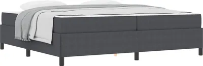 Immagine prodotto di Struttura del letto Grigio scuro 200 x 200 cm Tessuto