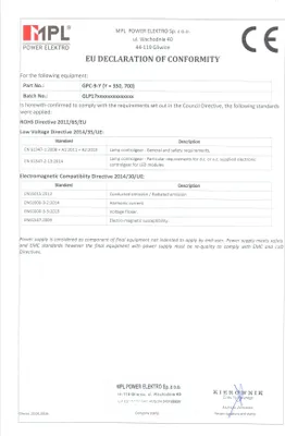Produktbild von GPC-9-700: Stromtreiber 700 mA/2–12 V, CC, nicht PFC, IP67-Kunststoff
