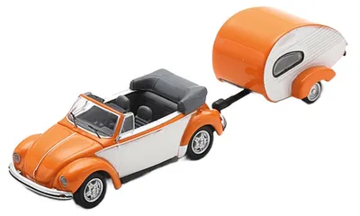 Immagine prodotto di Schuco 1:87, Volkswagen Beetle Cabriolet, versione "Piccolo", per il mercato tedesco. Modello in metallo di alta qualità, scala 1:87. Modello di auto, scala 1:87, auto, modello da collezione, H0