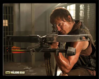 Obrázek produktu pro Walking Dead - Mini plakát - Daryl + odnímatelný rám, Shinsuke® Mini MDF černá, akrylový disk