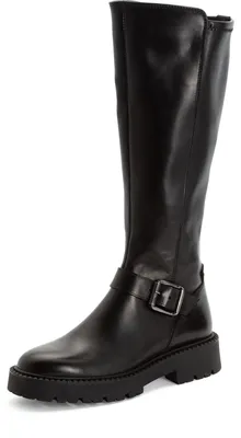 Zdjęcie produktu dla Eleganckie damskie botki Tamaris z elastyczną cholewką 1-25603-45, czarne