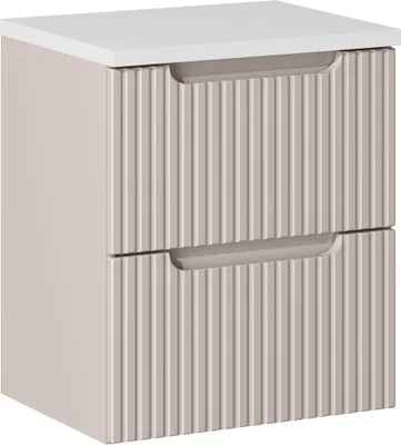 Produktbild von Waschtischunterschrank 50cm, kaschmir und weiß, NEWPORT-56-CASHMERE