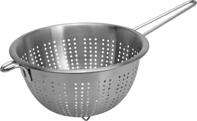 Produktbild von EXCELLENT HOUSEWARE Durchschlag Küchensieb aus Stahl Sieb Schüssel 21 cm