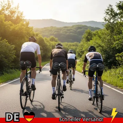 Produktbild von Stoßdämpfender Komfort-Fahrradsattel aus Kunstleder mit Schwammfüllung für