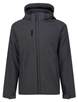Produktbild von Regatta - "Repeller" Softshelljacke mit Kapuze für Herren FK3028 (M) (Mittelgrau)