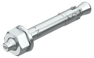 Obrázek produktu pro OBO hřebíková kotva N, závit M6, 6x49 mm, ocel, galvanicky pozinkovaná, balení po 100 ks.