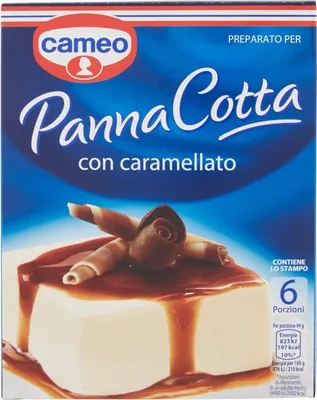 Produktbild von 6 Cameo Panna cotta mit Karamell Kuchenmischungen italien kuchen 97g 6 Portionen
