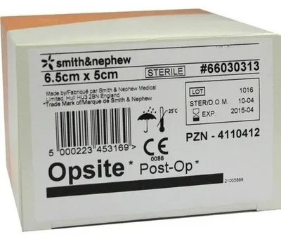 Productafbeelding van OpSite Post Op, 6,5x5 cm, 6 stuks