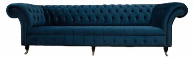 Image de Canapé design Chesterfield Rembourrage Textile Moderne Tissu 4 places Sommeil Nouveau