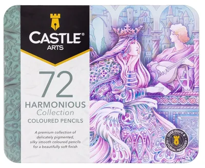 Obrázok produktu pre Sada 72 voskových fixiek Castle Art, paleta a príslušenstvo