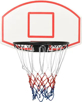 Produktbild von vidaXL Basketballkorb Weiß 71x45x2 cm Polyethylen