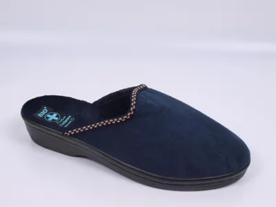Produktbild von Damen Hausschuhe ADANEX organic 29933 blau, geschlossene Spitze
