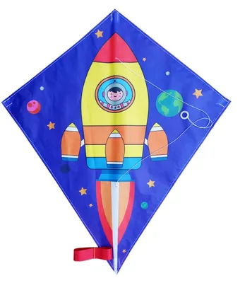 Produktbild von TEDDIES Fliegender Drache Weltraumrakete 70x60cm