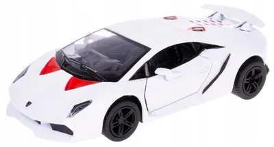 Produktbild von Kinsmart Lamborghini Sesto Elemento Modellauto Metall Weiß