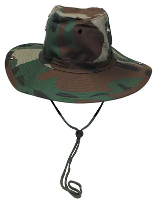 Produktbild von Buschhut, woodland, mit Kinnband, zum Hochstellen 61