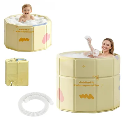 Produktbild von Faltbare Badewanne für Erwachsene, Eisbad, 70 cm, für kleine Badezimmer