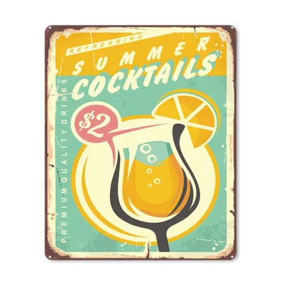 Produktbild von MuchoWow® Mauspad Mousepad Cocktail - Vintage - Zeichnung 30x40 cm - Mousepads - Maus Mat - Pad - Mausunterlage - Mausmatten