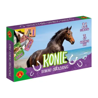 Obrázok produktu pre ALEXANDER Gra Domino Konie: Obrazkowa dla dzieci i dorosłych