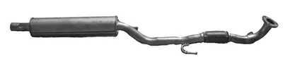 Produktbild von IZAWIT 16.087 Vorschalldämpfer Schalldämpfer für VW Polo Schrägheck (6R1, 6C1) für SEAT Ibiza III Schrägheck (6L) für SKODA ROOMSTER (5J)
