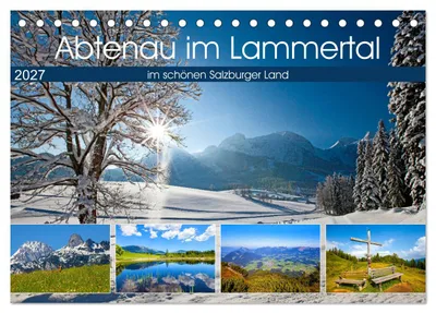 Produktbild von Abtenau im Lammertal (Tischkalender 2027 DIN A5 quer), CALVENDO Monatskalender