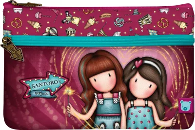 Immagine prodotto di Astuccio scolastico Gorjuss Fireworks Castagno (23.4 x 15.5 x 1.5 cm)