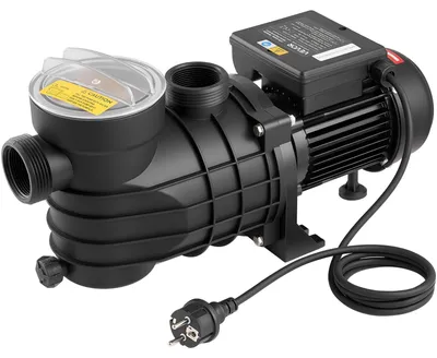 Produktbild von VEVOR Schwimmbadpumpe 250 W, Filterpumpe 11.700 L/H max, Fördermenge, Einstufige Poolpumpe, 2850 U/min, 8 m max, Förderhöhe, mit Filterkorb & Deckel