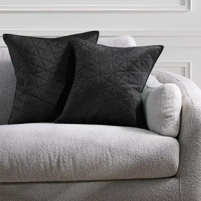 Obrázok produktu pre Restilo Obliečka dekoratívna zamatová 45x45 cm čierna