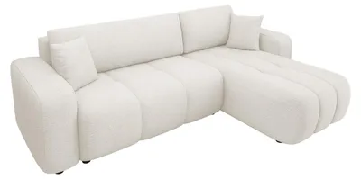 Produktbild von MIRJAN24 Ecksofa Furyn, Wohnzimmer Eckcouch mit Bettkasten und Schlaffunktion, L-Form, Seite Universal (Farbe: Velo 621)