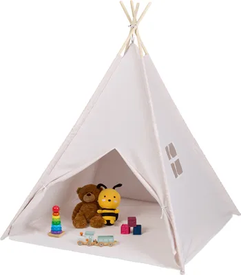 Produktbild von namiot do zabawy relaxdays teepee z matą podłogową