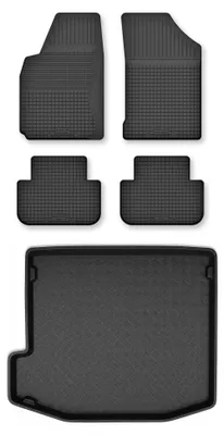 Immagine prodotto di Tappetini a vasca + bagagliaio per Renault Megane I 1999-2002 5 pezzi